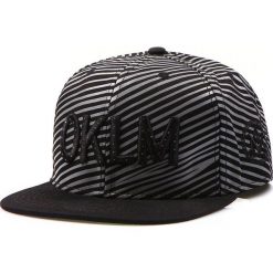 Czapki z daszkiem męskie: Czapka męska snapback czarna (hx0210)