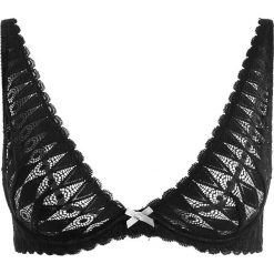 Biustonosze: Heidi Klum Intimates DREAMTIME UNDERWIRE BRA Biustonosz z trójkątną miseczką black