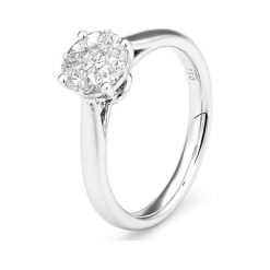 Zjawiskowy Złoty Pierścionek - złoto 750, Diament 0,55ct. Żółte pierścionki damskie W.KRUK, z diamentem, złote. Za 13890,00 zł.