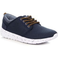 Buty sportowe męskie: Granatowe buty męskie sportowe Wishot
