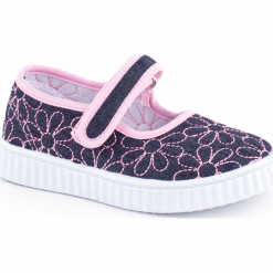 Trampki. Szare trampki dziewczęce SHOES 3, bez wzorów, bez zapięcia. Za 39,90 zł.