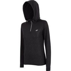 Bluza treningowa damska BLDF001 - czarny. Czarne bluzy sportowe damskie marki 4f, na lato, l, z poliesteru, do biegania. Za 159,99 zł.