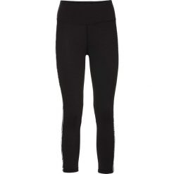 Legginsy sportowe, dł. 3/4, Level 1 bonprix czarno-srebrnoszary. Czarne legginsy we wzory marki bonprix. Za 89,99 zł.