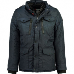 Parka "Divergence" w kolorze granatowym. Niebieskie parki męskie marki GALVANNI, l, z okrągłym kołnierzem. W wyprzedaży za 386,95 zł.