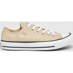 Converse - Tenisówki. Żółte tenisówki damskie marki Converse, z gumy, na sznurówki. W wyprzedaży za 229,90 zł.