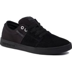 Sneakersy SUPRA - Stacks II 08183-008-M Black. Czarne sneakersy męskie Supra, na co dzień, bez wzorów, ze skóry, klasyczne, bez zapięcia. Za 239,00 zł.