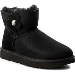 Buty zimowe damskie: Buty UGG - W Mini Bailey Button Poppy 1092295 Blk