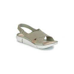 Sandały Clarks TRI CHLOE. Zielone sandały damskie marki Clarks. Za 307,30 zł.