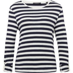 Esprit Collection - Damska koszulka z długim rękawem, niebieski. Niebieskie bluzki damskie marki Esprit Collection, m, w prążki, z wiskozy, z długim rękawem. Za 159,95 zł.