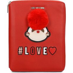 Love Moschino - Etui Damskie - JC5306PP16LK0500 Uni. Czerwone etui damskie marki Love Moschino. Za 370,30 zł.