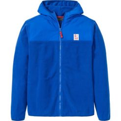 Bluza rozpinana z polaru Slim Fit bonprix lazurowy. Niebieskie bluzy męskie bonprix, s, z aplikacjami, z polaru. Za 54,99 zł.