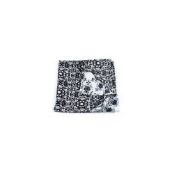 Poszetki męskie: POSZETKA JEDWABNA SILK BLACK & WHITE