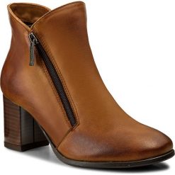 Botki damskie lity: Botki WASAK - 0484 Rudy