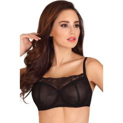 Nieusztywniany biustonosz Charm Lace. Brązowe biustonosze bardotka Astratex, z haftami, z koronki. Za 88,99 zł.