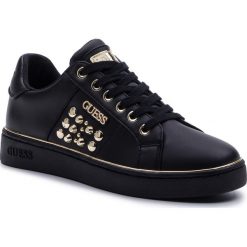 Sneakersy GUESS - Brandia FL7BRA ELE12 BLKBL. Czarne półbuty damskie Guess, ze skóry ekologicznej. Za 549,00 zł.