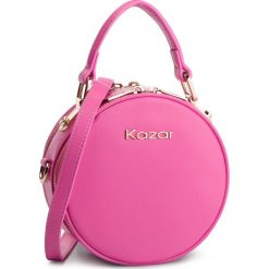 Torebka KAZAR - Sicilia 32522-01-P1 Pink. Różowe torebki klasyczne damskie marki Kazar, w paski, ze skóry, klasyczne, na ramię, bez dodatków. Za 499,00 zł.