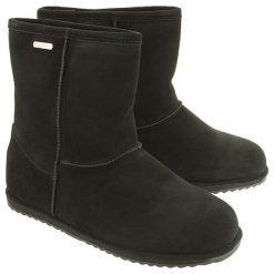EMU AUSTRALIA T10773 Brumby Lo Teens black, botki damskie. Czarne botki damskie EMU Australia, z wełny, bez obcasa, bez zapięcia. Za 429,90 zł.