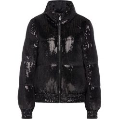 Kurtka puchowa Guess W94L1C WCAY0. Czarne kurtki damskie Guess, l, z aplikacjami, z elastanu, bez kaptura. W wyprzedaży za 469,00 zł.
