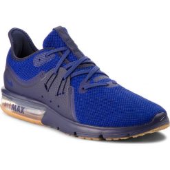 Buty NIKE - Air Max Sequent 3 921694 405 Obsidian/Deep Royal Blue. Niebieskie buty do biegania męskie Nike, z materiału, nike air max. W wyprzedaży za 329,00 zł.
