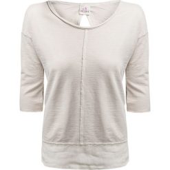 T-shirt DEHA EASY. Brązowe bluzki damskie Deha, bez wzorów, z bawełny, z okrągłym kołnierzem. W wyprzedaży za 192,00 zł.