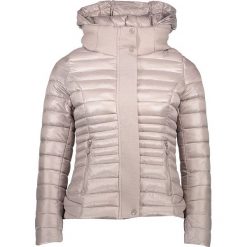 Kurtka w kolorze beżowym. Brązowe kurtki damskie pikowane marki Cashmere & Jackets, s, bez wzorów, bez kaptura. W wyprzedaży za 237,95 zł.