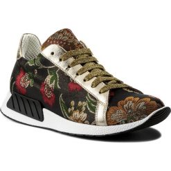Sneakersy HEGO'S MILANO - 1006 Fiori Lam.Rosso. Czarne półbuty damskie Hego's Milano, ze skóry ekologicznej. W wyprzedaży za 389,00 zł.
