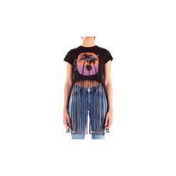 T-shirty z krótkim rękawem Silvian Heach CVP19299TS. Czarne t-shirty damskie Silvian Heach, s, bez wzorów, bez kołnierzyka. Za 212,18 zł.