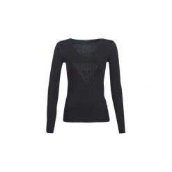 Swetry Guess DELIA. Czarne swetry damskie Guess, s, bez wzorów, bez rękawów, bez kaptura. Za 309,00 zł.