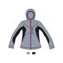Brugi Bluza damska 2AIL-3YL Grigio Nero r. M. Szare bluzy sportowe damskie marki Brugi, m. Za 89,59 zł.
