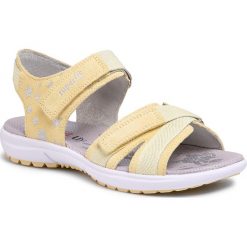 Sandały SUPERFIT - 6-06201-60 S Gelb. Żółte sandały dziewczęce Superfit, ze skóry, bez zapięcia. Za 319,00 zł.