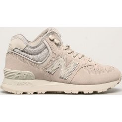 New Balance - Buty WH574BE. Szare buty sportowe damskie New Balance, bez wzorów, ze skóry, sportowe. W wyprzedaży za 439,90 zł.