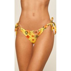 Desigual - Figi kąpielowe. Żółte stroje kąpielowe damskie Desigual, s, bez wzorów, z elastanu. W wyprzedaży za 119,90 zł.