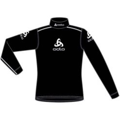 Odlo Koszulka tech. Shirt turtle neck l/s LOGO LINE - 190761 - 190761S. Czarne topy sportowe damskie Odlo, l. Za 199,95 zł.