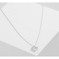Naszyjniki damskie: Ted Baker EMERITA ENCHANTED HEART PENDANT Naszyjnik silvercoloured/crystal/baby pink