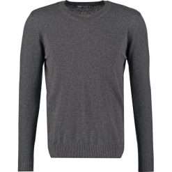 Swetry klasyczne męskie: Teddy Smith PULSER Sweter anthracite
