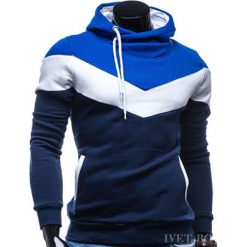 Bluza męska DON NAVY. Niebieskie bluzy męskie Bluza męska DON NAVY, xl, bez wzorów, bez kołnierzyka, bez rękawów, bez kaptura. W wyprzedaży za 59,00 zł.