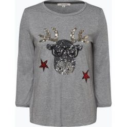 Comma casual identity - Koszulka damska, szary. Szare koszulki damskie marki comma casual identity, bez wzorów, z dżerseju, casualowe, bez kołnierzyka. Za 69,95 zł.