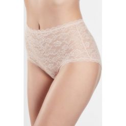 Figi klasyczne z wysokim stanem Aubade Rosessence HK24. Czerwone figi damskie Aubade, bez wzorów, z elastanu. Za 299,00 zł.