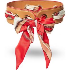 PASEK Elisabetta Franchi. Czerwone paski damskie Elisabetta Franchi, w paski, ze skóry ekologicznej. Za 769,00 zł.