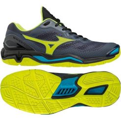 Buty do piłki ręcznej Mizuno Wave Stealth V M X1GA180047. Szare buty sportowe męskie Mizuno, z materiału, bez zapięcia, do siatkówki, mizuno wave. W wyprzedaży za 519,00 zł.