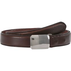 Paski męskie: Polo Ralph Lauren ENGINE TURN BUCKLE Pasek dark brown