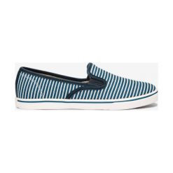Polo Ralph Lauren Janis Slip On Buty Niebieski. Niebieskie trampki i tenisówki damskie Polo Ralph Lauren, w paski, z materiału, z paskami. Za 318,95 zł.