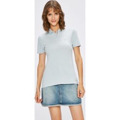Tommy Jeans - Top. Szare topy damskie Tommy Jeans, l, z bawełny. W wyprzedaży za 179,90 zł.
