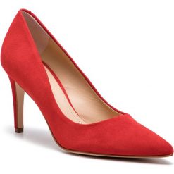Szpilki SOLO FEMME - 75403-88-G13/000-04-00 Czerwony. Czerwone półbuty damskie Solo Femme, bez wzorów, ze skóry, bez obcasa, na obcasie, bez zapięcia. W wyprzedaży za 239,00 zł.