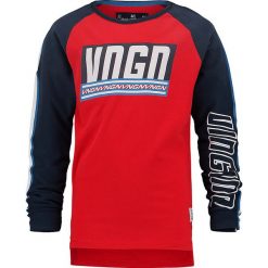 Koszulka "Jurg" w kolorze czerwono-granatowym. Czerwone t-shirty chłopięce Vingino, z nadrukiem, z bawełny, bez rękawów. W wyprzedaży za 72,95 zł.