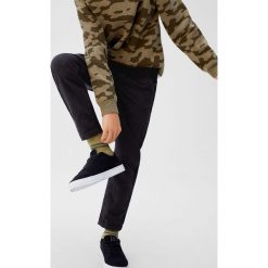 Mango Kids - Spodnie dziecięce Harry 110-164 cm. Szare spodnie chłopięce Mango Kids, bez wzorów, z bawełny. Za 89,90 zł.
