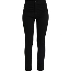 Weekday BODY SLEEK Jeans Skinny Fit black. Czarne jeansy damskie Weekday, z elastanu. W wyprzedaży za 143,10 zł.