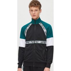 Bluza rozpinana - Turkusowy. Niebieskie bluzy męskie Cropp, s, bez wzorów, bez kołnierzyka, bez rękawów, bez kaptura. Za 119,99 zł.