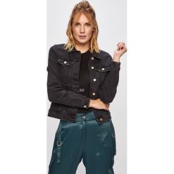 Only - Kurtka jeansowa. Czarne kurtki damskie ONLY, bez wzorów, z elastanu, krótkie. Za 169,90 zł.