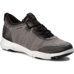 Półbuty GEOX - D Nebula X A D82BHA 0006K C0127 Black/White. Szare półbuty damskie skórzane marki Geox. W wyprzedaży za 349,00 zł.